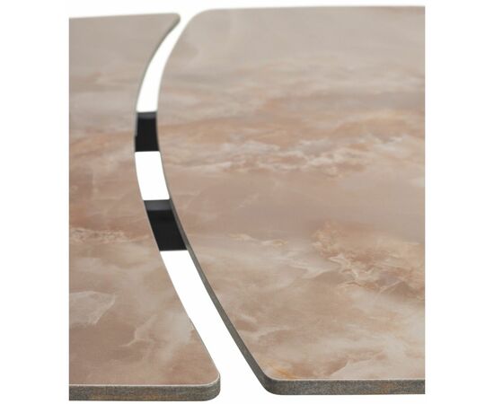 Стол BALDE 120 GLOSS AMBER JADE SOLID CERAMIC / BLACK, ®DISAUR, изображение 4 | Интернет магазин мебели и декора LifeDekor