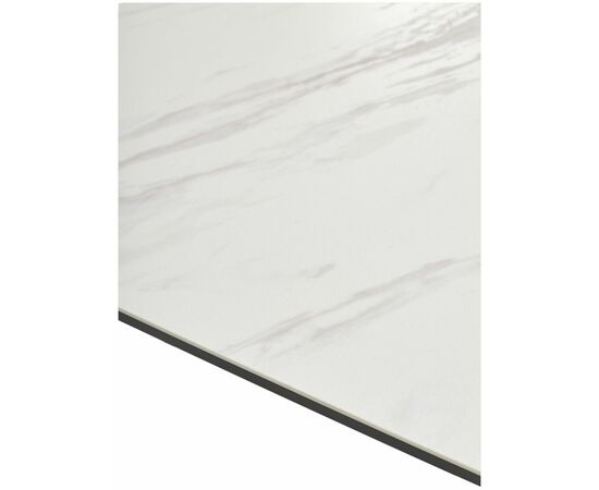 Стол ESTEBIO 160 KL-99 Белый мрамор матовый, итальянская керамика/ Серый металлик, ®DISAUR, изображение 8 | Интернет магазин мебели и декора LifeDekor