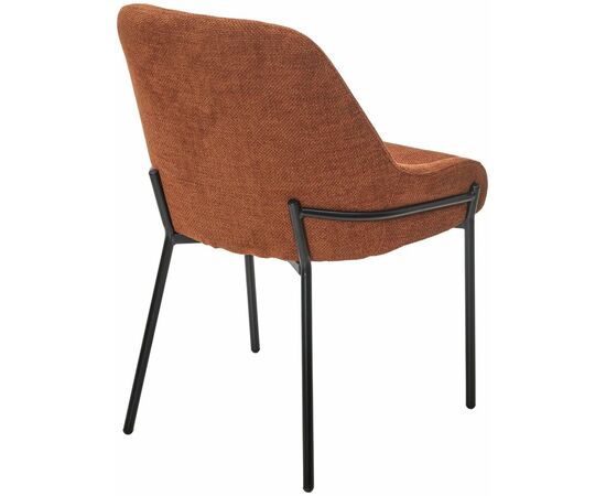 Стул GAVI Garna-001 коричневый, ткань / черный каркас, ®DISAUR, изображение 6 | Интернет магазин мебели и декора LifeDekor