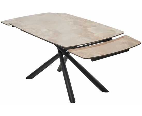 Стол RIVOLI 140 GLOSS AMBER JADE SOLID CERAMIC / BLACK, ®DISAUR, изображение 8 | Интернет магазин мебели и декора LifeDekor