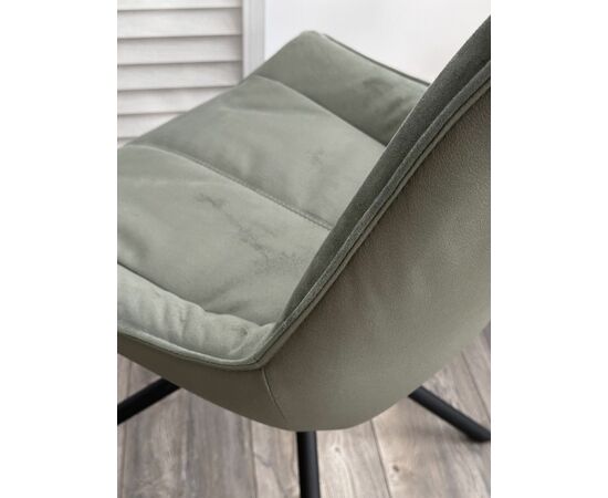 Стул ОСЛО Atmocfera 695 Зеленый / Orakul 695 Зеленый / Черный каркас M-City, изображение 4 | Интернет магазин мебели и декора LifeDekor