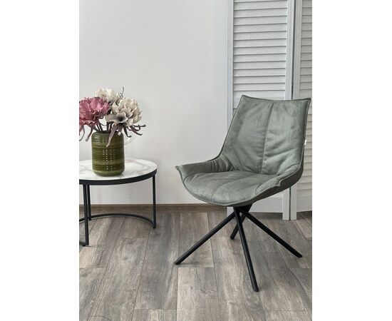 Стул ОСЛО Atmocfera 695 Зеленый / Orakul 695 Зеленый / Черный каркас M-City, изображение 6 | Интернет магазин мебели и декора LifeDekor