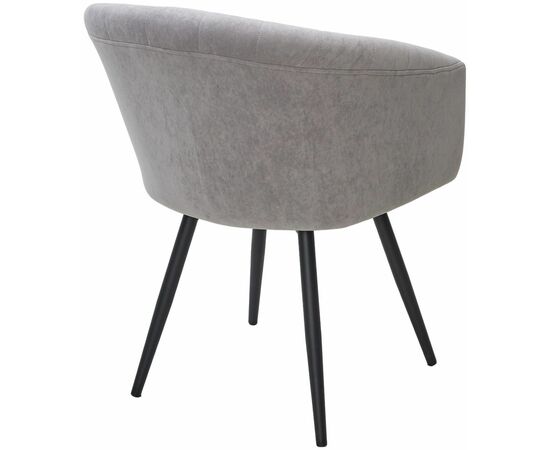 Стул RUNA, 360 град. поворот. B22 Серый, велюр / черный каркас, М-City, изображение 7 | Интернет магазин мебели и декора LifeDekor