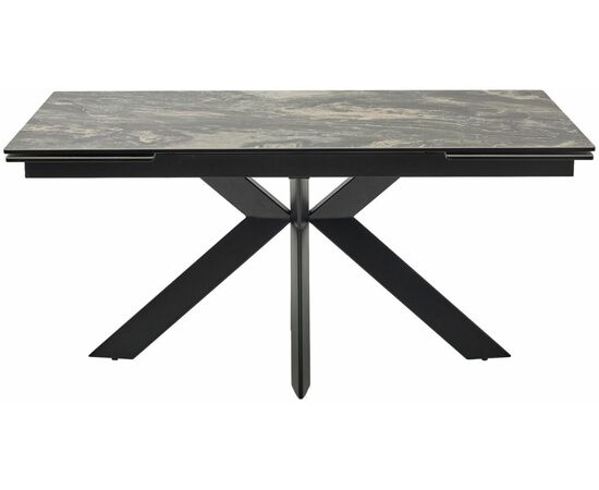 Стол BELLUNO 160 KL-176, итальянская керамика/ черный каркас, ®DISAUR, изображение 4 | Интернет магазин мебели и декора LifeDekor