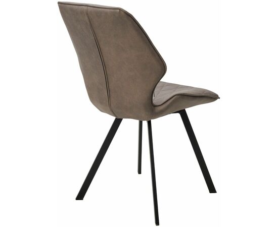 Стул РАФАЭЛЬ, цвет Style-04 Таупе, экокожа / черный каркас М-City, изображение 2 | Интернет магазин мебели и декора LifeDekor