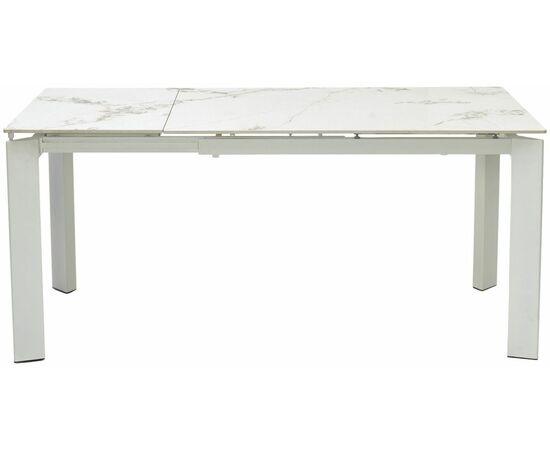 Стол CORNER 120 GLOSS GOLDEN JADE SOLID CERAMIC / WHITE, ®DISAUR, изображение 8 | Интернет магазин мебели и декора LifeDekor