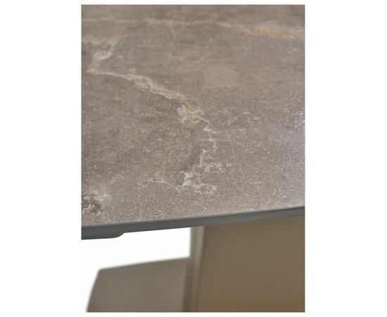 Стол BALDE 140 MATT LATTE STONE SOLID CERAMIC / TAUPE, ®DISAUR, изображение 2 | Интернет магазин мебели и декора LifeDekor