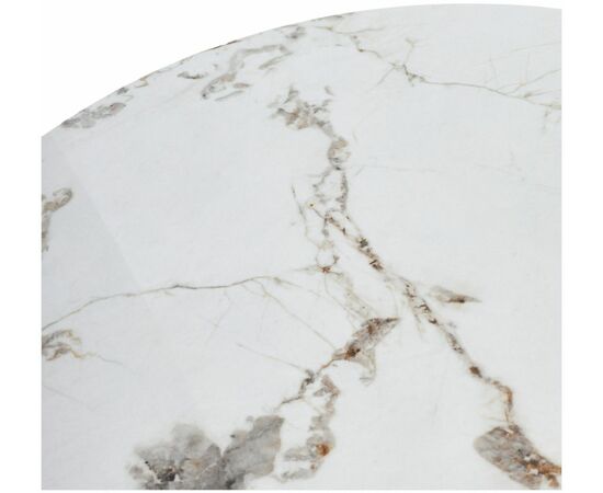 Стол BUENO 120 GLOSS GOLDEN JADE SOLID CERAMIC / BLACK, ®DISAUR, изображение 4 | Интернет магазин мебели и декора LifeDekor