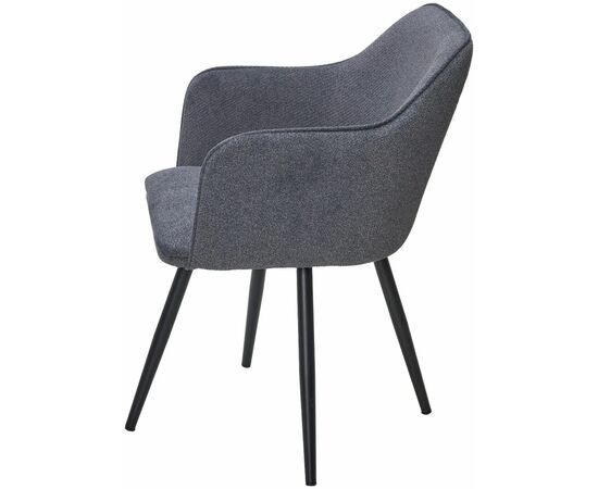 Стул FORT 360 град. поворот. NS13 Графит, букле / черный каркас, М-City, изображение 6 | Интернет магазин мебели и декора LifeDekor