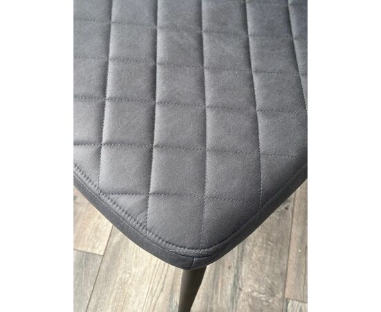 Стул МОНРО, цвет Style-22 Темно-серый, экокожа / черный каркас М-City, изображение 4 | Интернет магазин мебели и декора LifeDekor