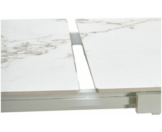 Стол CORNER 120 GLOSS GOLDEN JADE SOLID CERAMIC / WHITE, ®DISAUR, изображение 6 | Интернет магазин мебели и декора LifeDekor