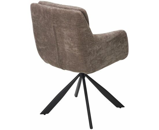 Стул ФЕДЕРИКО ДАНС 180 град. поворотный, NORDIC 35 Серо-зеленый / Черный каркас, M-City, изображение 5 | Интернет магазин мебели и декора LifeDekor