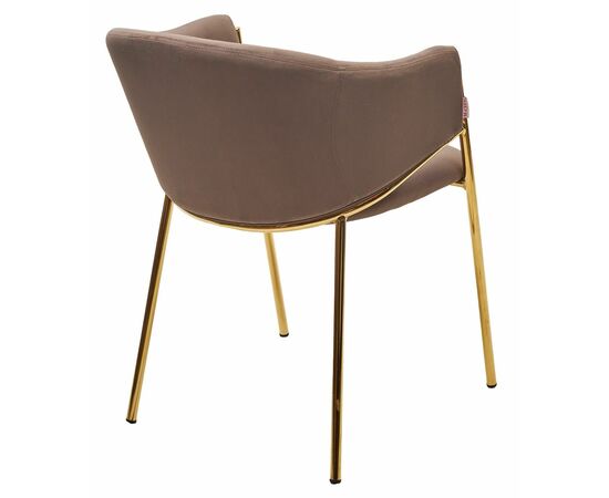 Стул DILL MOMO-05 тауп, велюр "беспальчиковый"/ золотой каркас М-City, изображение 7 | Интернет магазин мебели и декора LifeDekor