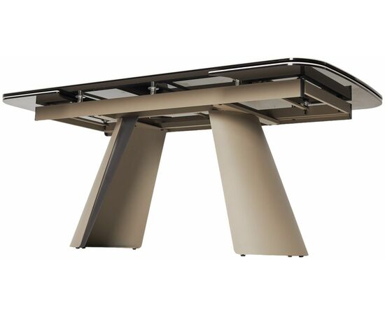 Стол STEFAN 180 GLOSS LUXURY PANDORA керамика, стекло/ каркас латте, ®DISAUR, изображение 8 | Интернет магазин мебели и декора LifeDekor