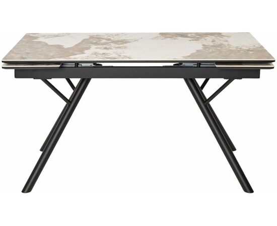 Стол ЛИБЕРТИ 140 Pandora, керамика / Черный каркас М-City, изображение 3 | Интернет магазин мебели и декора LifeDekor