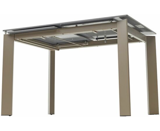 Стол CORNER 120 MATT LATTE STONE SOLID CERAMIC / TAUPE, ®DISAUR, изображение 4 | Интернет магазин мебели и декора LifeDekor