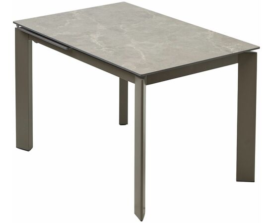 Стол CORNER 120 MATT LATTE STONE SOLID CERAMIC / TAUPE, ®DISAUR, изображение 3 | Интернет магазин мебели и декора LifeDekor