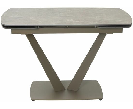 Стол ALATRI 120 MATT LATTE STONE SOLID CERAMIC / TAUPE, ®DISAUR, изображение 2 | Интернет магазин мебели и декора LifeDekor