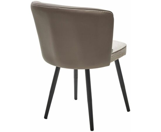 Стул МОНЕ ROVENA BISCUT ткань / ORAKUL 290 экокожа / Черный каркас M-City, изображение 6 | Интернет магазин мебели и декора LifeDekor