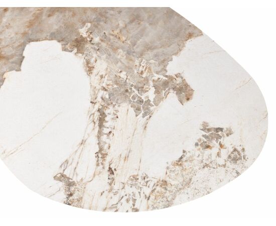 Стол кофейный NIKLAS PANDORA  керамика на стекле и окрашенный МДФ/ темно-серый МДФ каркас ®DISAUR, изображение 8 | Интернет магазин мебели и декора LifeDekor