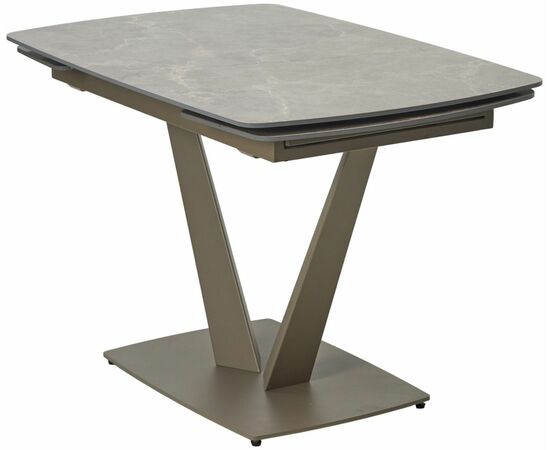 Стол ALATRI 120 MATT LATTE STONE SOLID CERAMIC / TAUPE, ®DISAUR | Интернет магазин мебели и декора LifeDekor