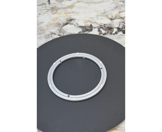 Стол КОЛИЗЕЙ D140 ARCTIC OCEAN, Белый мрамор, керамика / Черный каркас М-City, изображение 11 | Интернет магазин мебели и декора LifeDekor