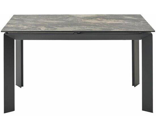 Стол CREMONA 180 KL-176, итальянская керамика/ Черный каркас, ®DISAUR, изображение 4 | Интернет магазин мебели и декора LifeDekor