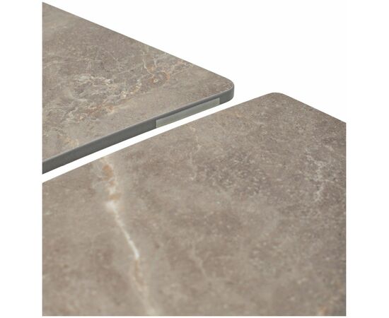 Стол BALDE 120 MATT LATTE STONE SOLID CERAMIC/ TAUPE, ®DISAUR, изображение 5 | Интернет магазин мебели и декора LifeDekor