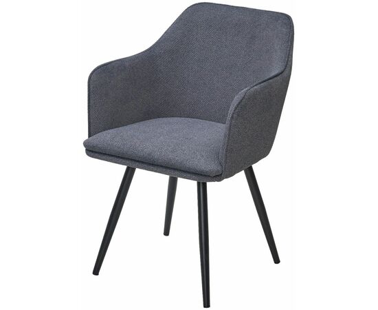 Стул FORT 360 град. поворот. NS13 Графит, букле / черный каркас, М-City | Интернет магазин мебели и декора LifeDekor