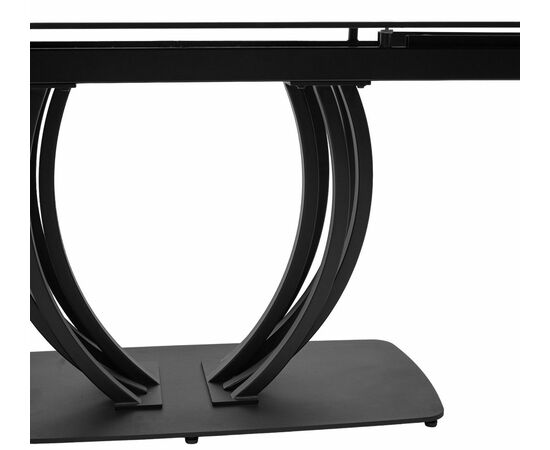 Стол MATERA 160 MARBLES KL-99 Белый мрамор матовый, итальянская керамика/ черный каркас М-City, изображение 11 | Интернет магазин мебели и декора LifeDekor