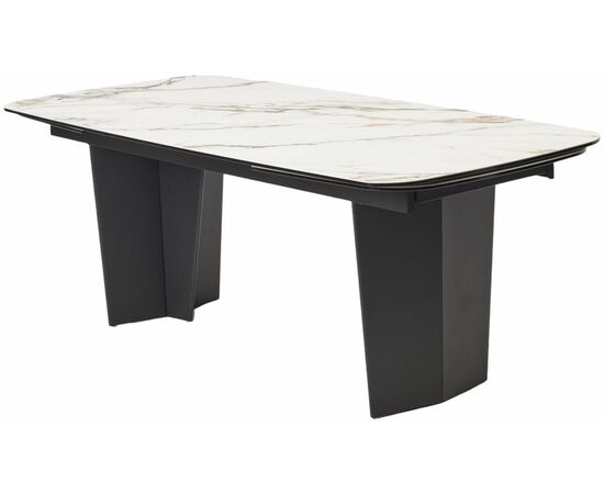 Стол MIKKEL 200 TL-188, испанская керамика / черный каркас каркас, ®DISAUR | Интернет магазин мебели и декора LifeDekor