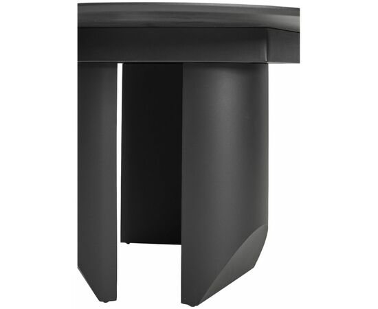 Стол КОЛИЗЕЙ D140 ARCTIC OCEAN, Белый мрамор, керамика / Черный каркас М-City, изображение 8 | Интернет магазин мебели и декора LifeDekor