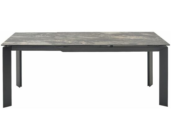 Стол CREMONA 180 KL-176, итальянская керамика/ Черный каркас, ®DISAUR, изображение 7 | Интернет магазин мебели и декора LifeDekor