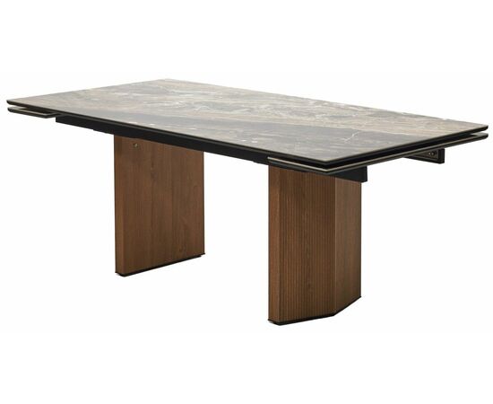 Стол МОЦАРТ 200 AMADEUS POLISHED, керамика / Дуб монтана М-City | Интернет магазин мебели и декора LifeDekor