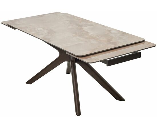 Стол EDER 160 GLOSS AMBER JADE SOLID CERAMIC / Орех, ®DISAUR, изображение 9 | Интернет магазин мебели и декора LifeDekor