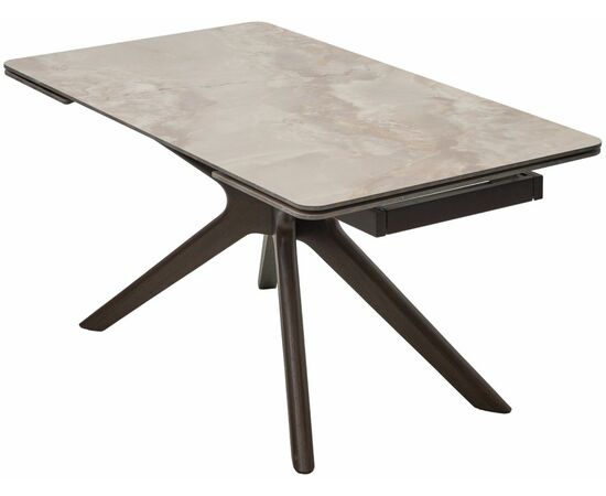 Стол EDER 160 GLOSS AMBER JADE SOLID CERAMIC / Орех, ®DISAUR, изображение 6 | Интернет магазин мебели и декора LifeDekor