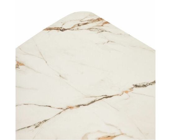 Стол VALDEMAR 180 KL-188 итальянская керамика, стекло/ каркас темно-серый/Kl-188, ®DISAUR, изображение 6 | Интернет магазин мебели и декора LifeDekor