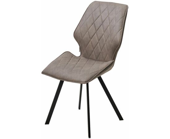 Стул РАФАЭЛЬ, цвет Style-04 Таупе, экокожа / черный каркас М-City | Интернет магазин мебели и декора LifeDekor