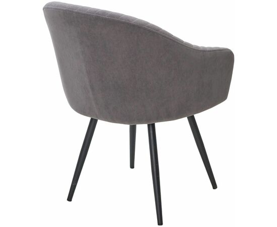 Стул AVIOR, 360 град. поворот. B28 Темно-серый, велюр / черный каркас, М-City, изображение 5 | Интернет магазин мебели и декора LifeDekor