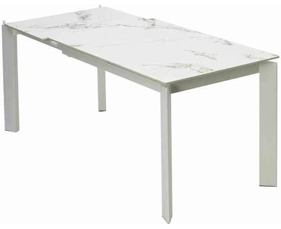 Стол CORNER 120 GLOSS GOLDEN JADE SOLID CERAMIC / WHITE, ®DISAUR, изображение 12 | Интернет магазин мебели и декора LifeDekor