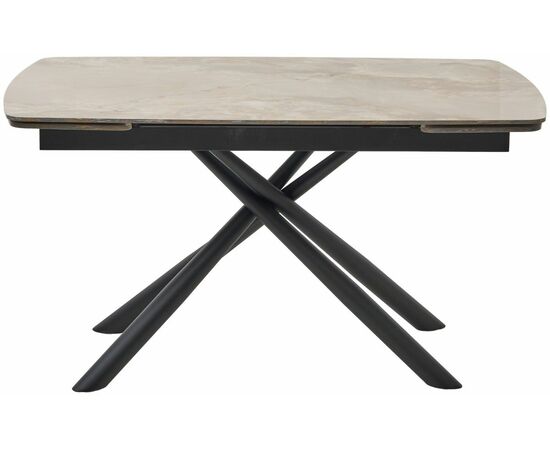 Стол RIVOLI 140 GLOSS AMBER JADE SOLID CERAMIC / BLACK, ®DISAUR, изображение 4 | Интернет магазин мебели и декора LifeDekor