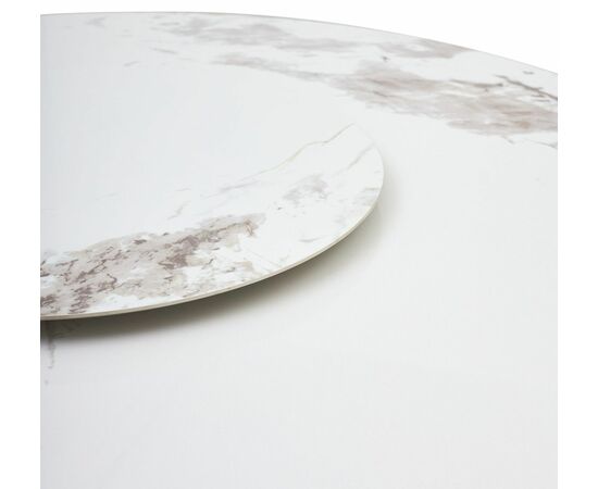Стол CASTELA 135 Белый мрамор CA071, керамика / Орех, ®DISAUR, изображение 6 | Интернет магазин мебели и декора LifeDekor