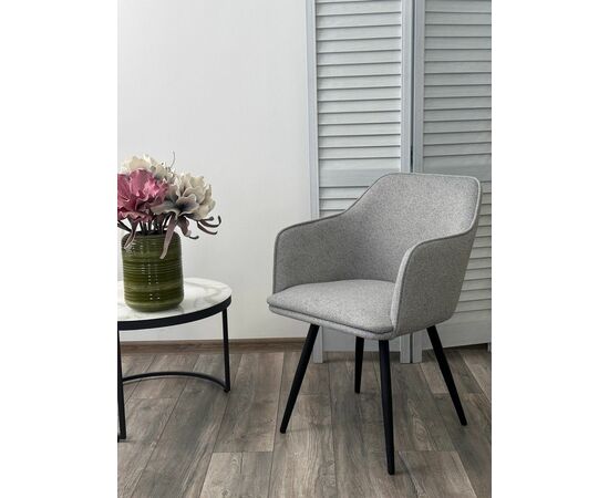 Стул FORT 360 град. поворот. NS10 Серый, букле / черный каркас, М-City, изображение 4 | Интернет магазин мебели и декора LifeDekor