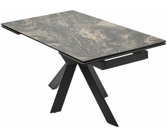 Стол BELLUNO 160 KL-176, итальянская керамика/ черный каркас, ®DISAUR, изображение 13 | Интернет магазин мебели и декора LifeDekor