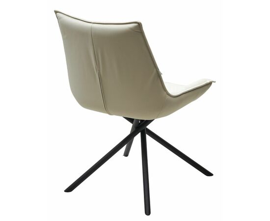 Стул ОСЛО Atmocfera 010 Бежевый / Orakul 160 Белый / Черный каркас M-City, изображение 5 | Интернет магазин мебели и декора LifeDekor