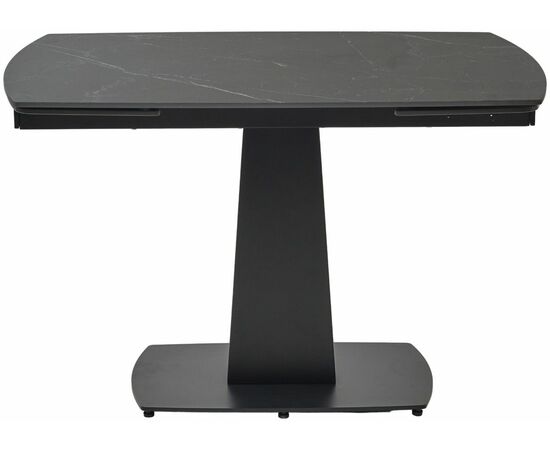 Стол BALDE 140 MATT BLACK MARBLE SOLID CERAMIC / BLACK, ®DISAUR, изображение 3 | Интернет магазин мебели и декора LifeDekor
