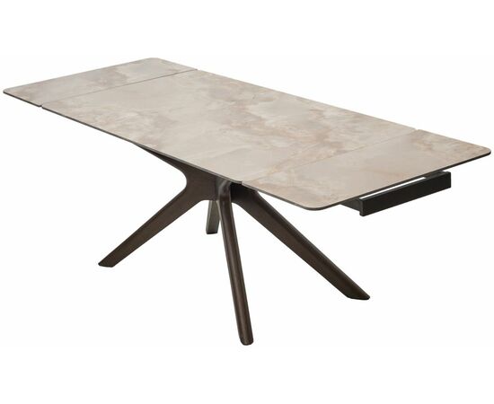 Стол EDER 160 GLOSS AMBER JADE SOLID CERAMIC / Орех, ®DISAUR, изображение 11 | Интернет магазин мебели и декора LifeDekor