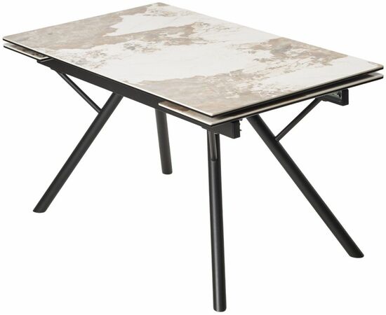 Стол ЛИБЕРТИ 140 Pandora, керамика / Черный каркас М-City, изображение 10 | Интернет магазин мебели и декора LifeDekor