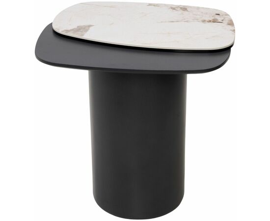 Стол кофейный ARVID PANDORA  керамика на стекле/ окрашенный МДФ / темно-серый МДФ каркас ®DISAUR, изображение 9 | Интернет магазин мебели и декора LifeDekor