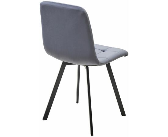 Стул РИЧИ, цвет H-14 Серый, велюр / черный каркас М-City, изображение 5 | Интернет магазин мебели и декора LifeDekor